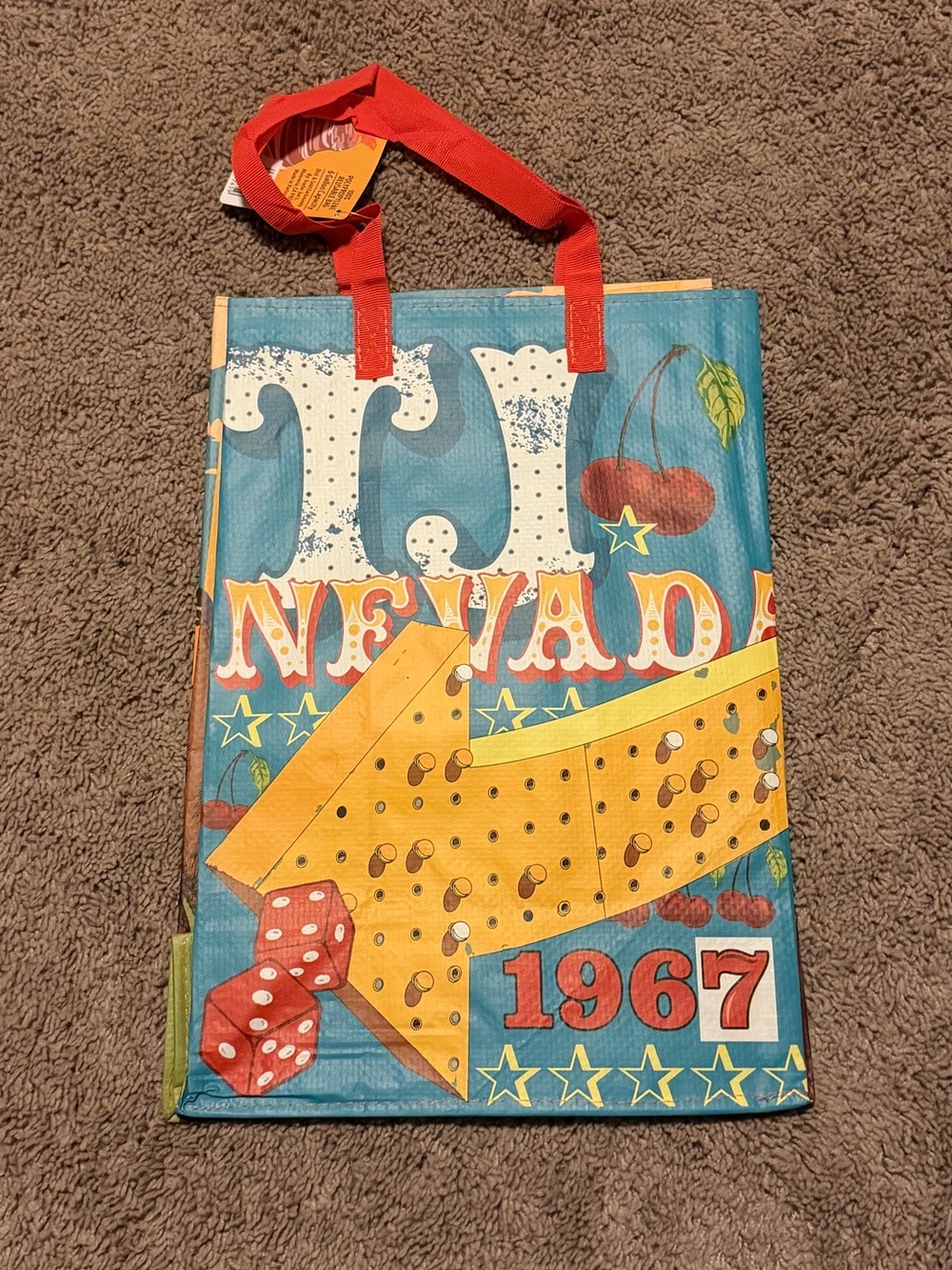 Trader Joe’s mystery bag Nevada state Reusable Grocery Tote Bag